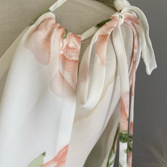 Lulus Romantic Possibilities White Floral Print Dress - Picture 7 of 9